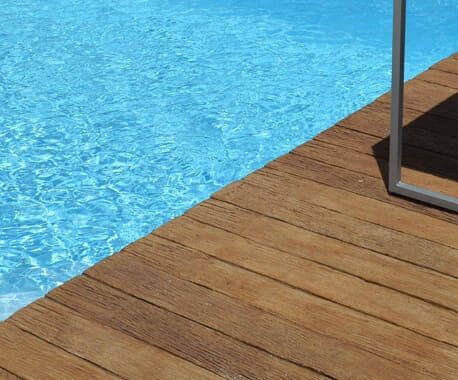 Linha Madeira - Pisos para piscina - Pisos Cimentícios